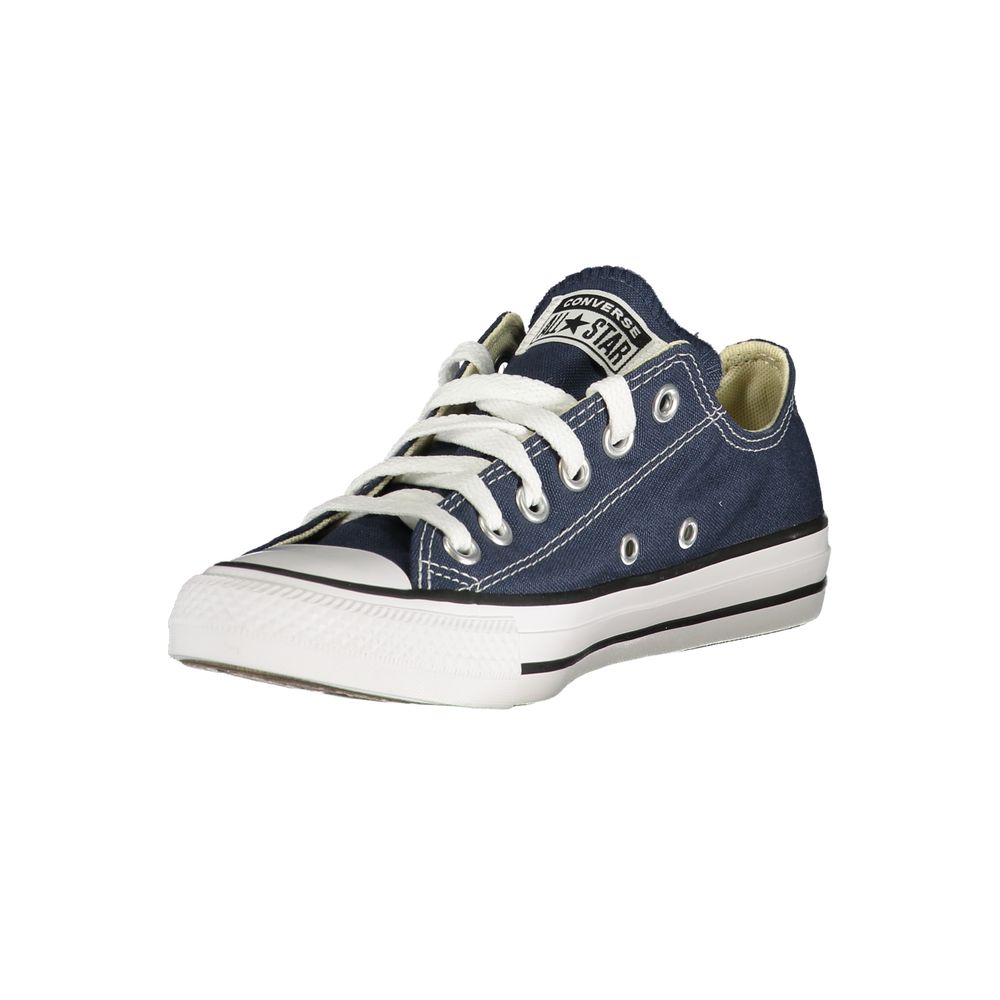 Blue Fabric Women Sneakers