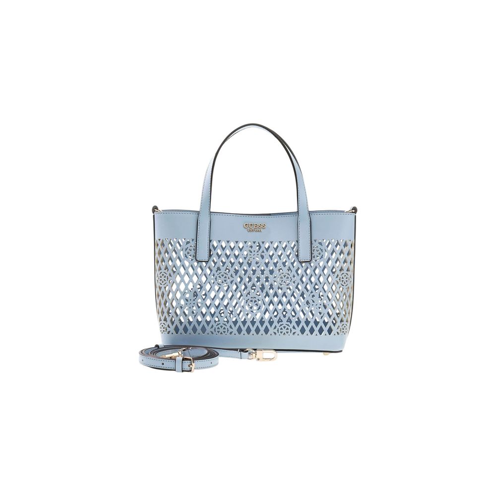 Blue Polyethylene Handbag