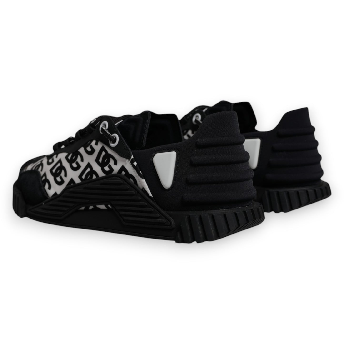 Black Logo Lace Up Low Top NS1 Sneakers Shoes