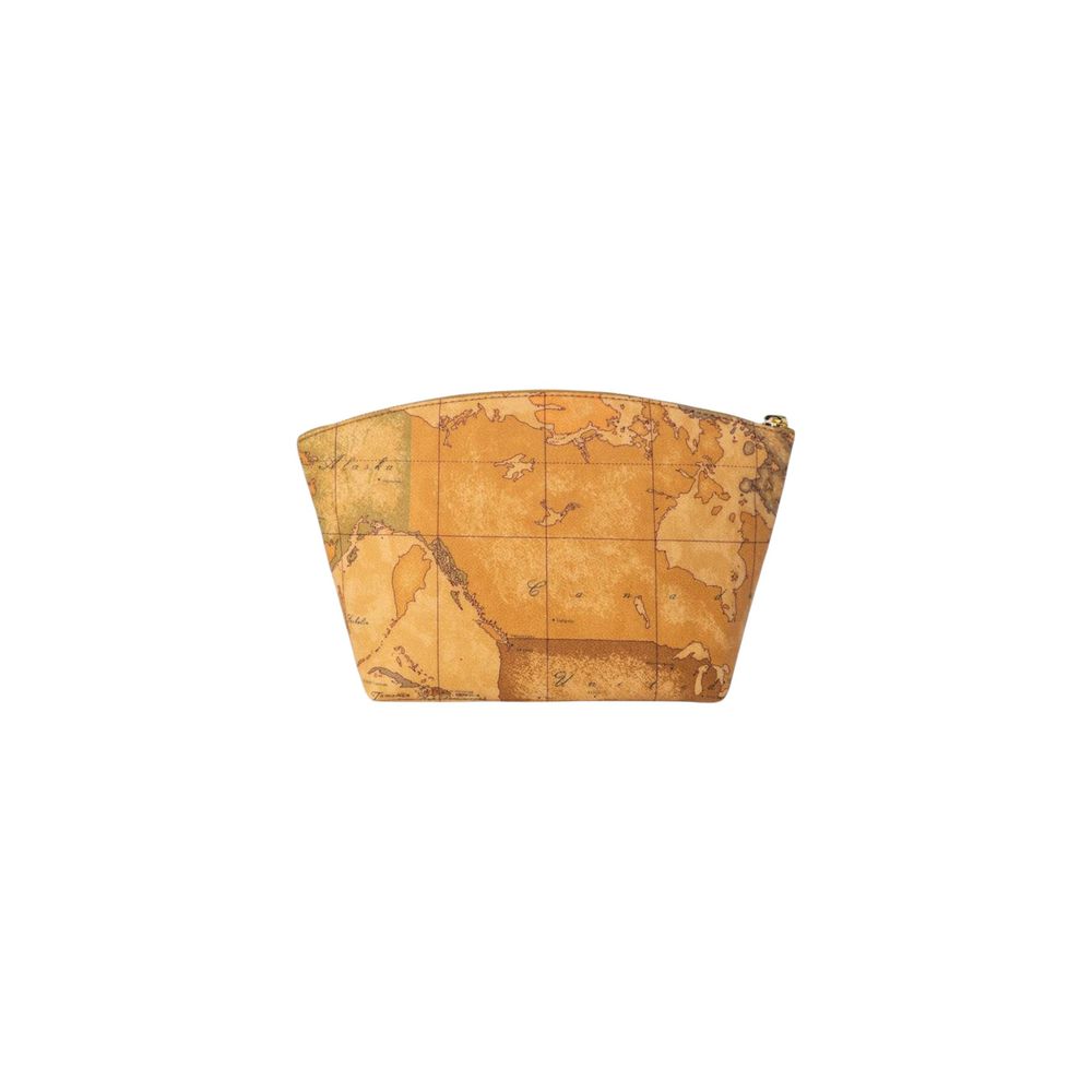 Beige Cotton Clutch Bag