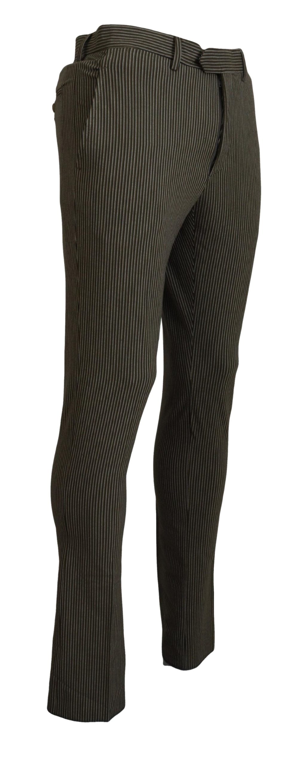 Multicolor Striped Pure Cotton Men Pants