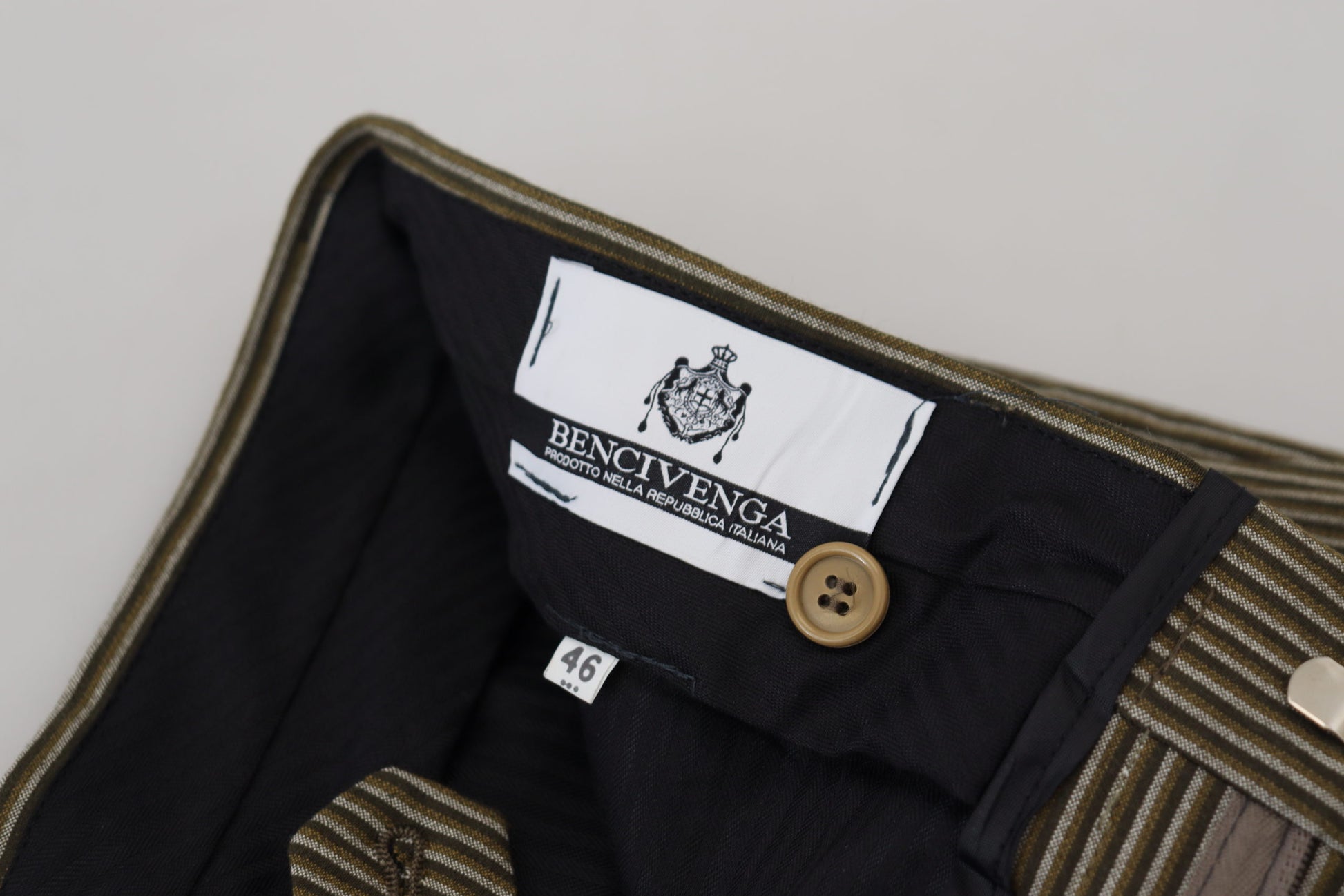 Multicolor Striped Pure Cotton Men Pants