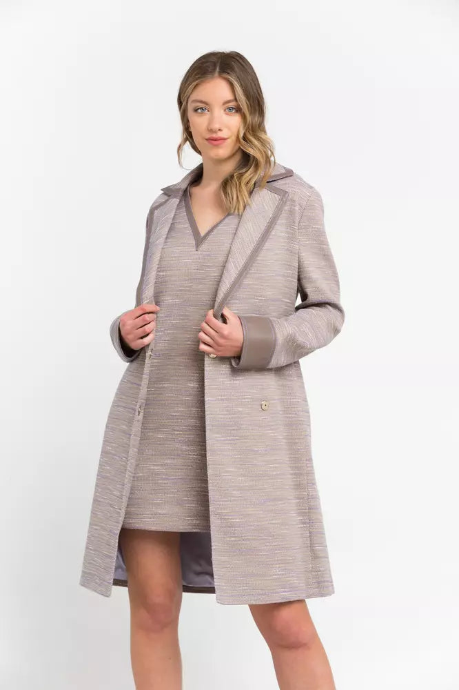 Beige Cotton Coat
