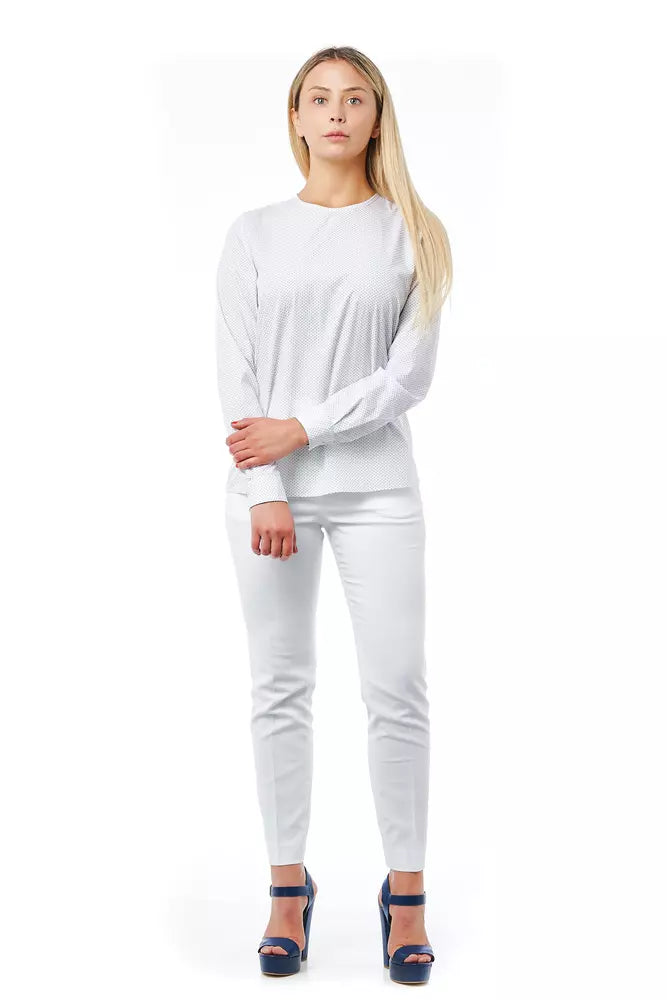 White Cotton Women's Shirt