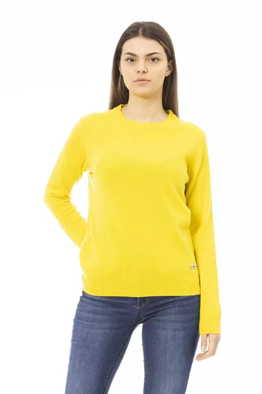 Yellow Cashmere Women Sweater