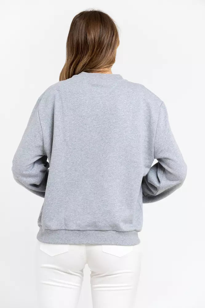 Gray Cotton Sweatshirt