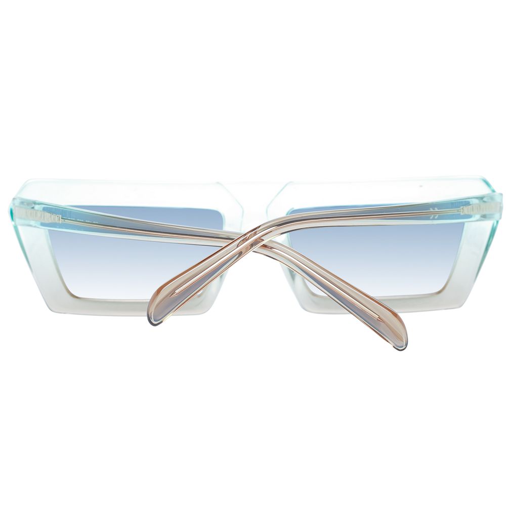Turquoise Plastic Sunglasses