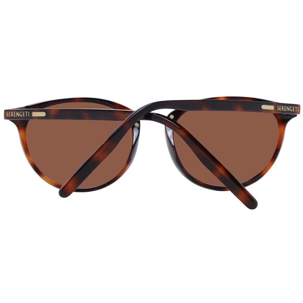 Brown Acetate & Metal Sunglasses