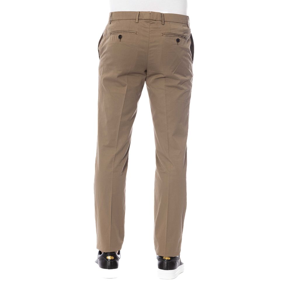 Brown Cotton Pant