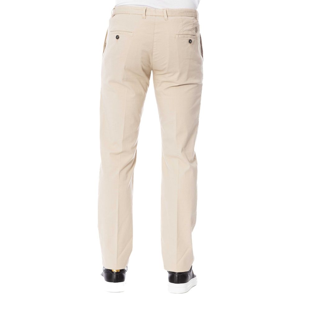 Beige Cotton Pant