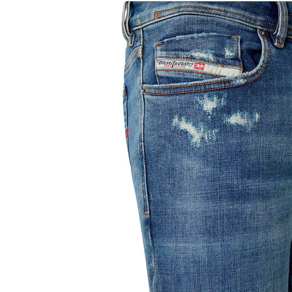 Blue Cotton Jeans Denim