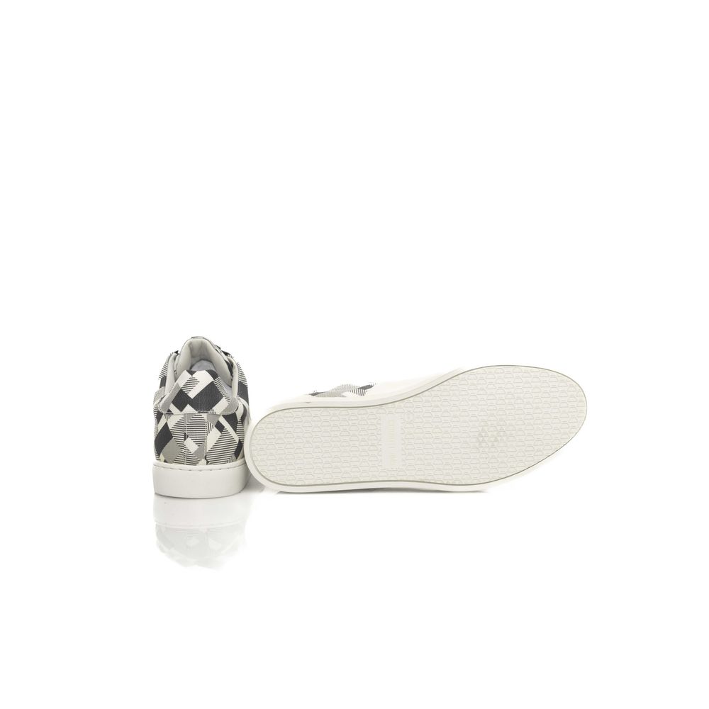 White Calfskin Men Sneaker