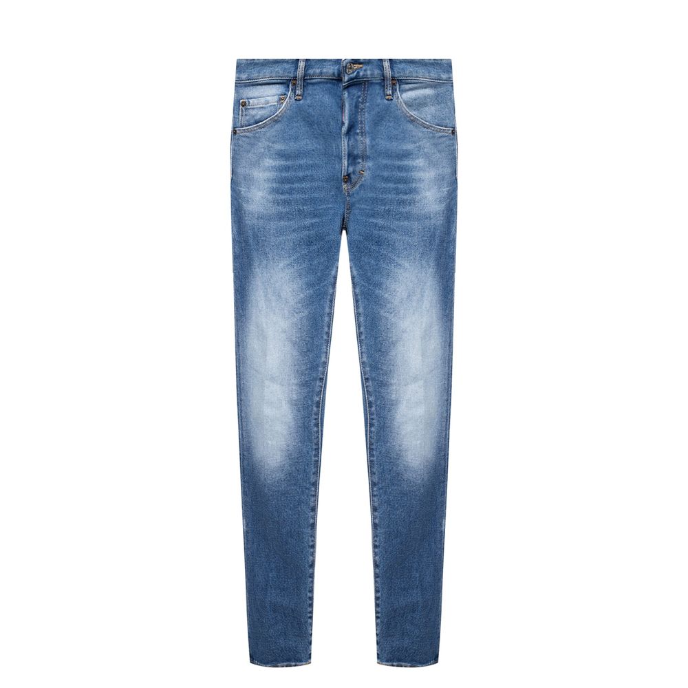 Blue Cotton Jeans Denim