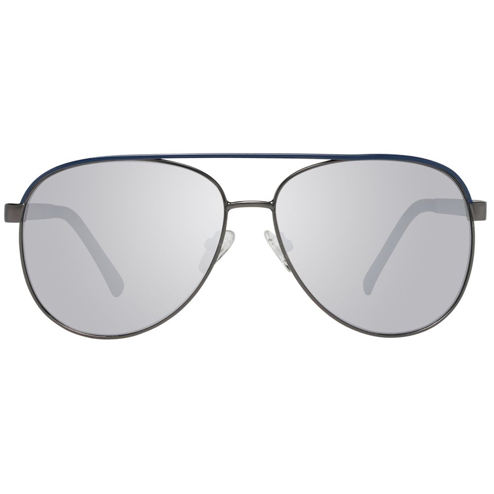 Gray Metal Sunglasses