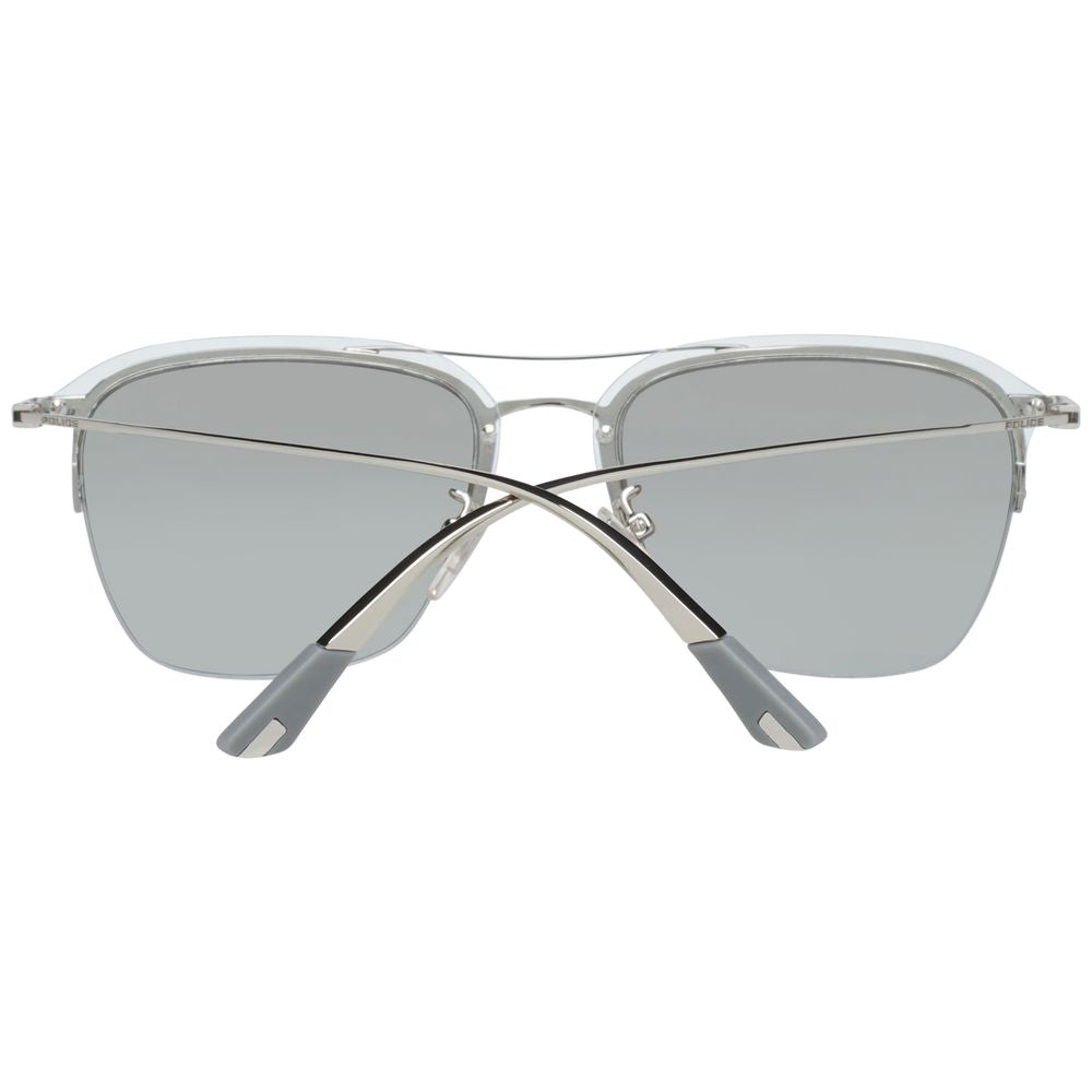 Silver Metal & Plastic Sunglasses