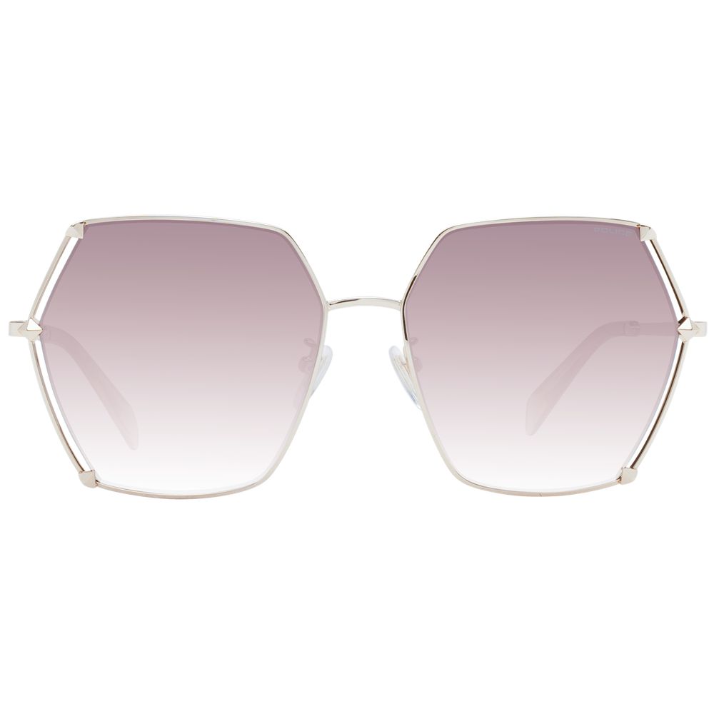 Rose Gold Metal Sunglasses