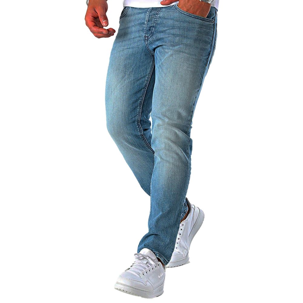 Blue Cotton Jeans Denim