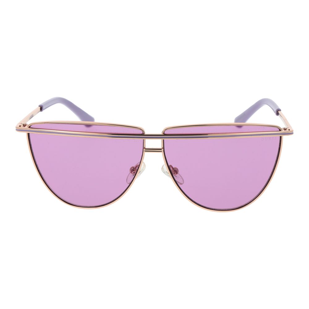 Rose Gold Metal Sunglasses