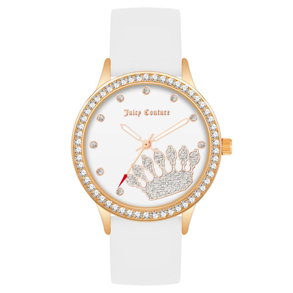 White Synthetic Dress Watch