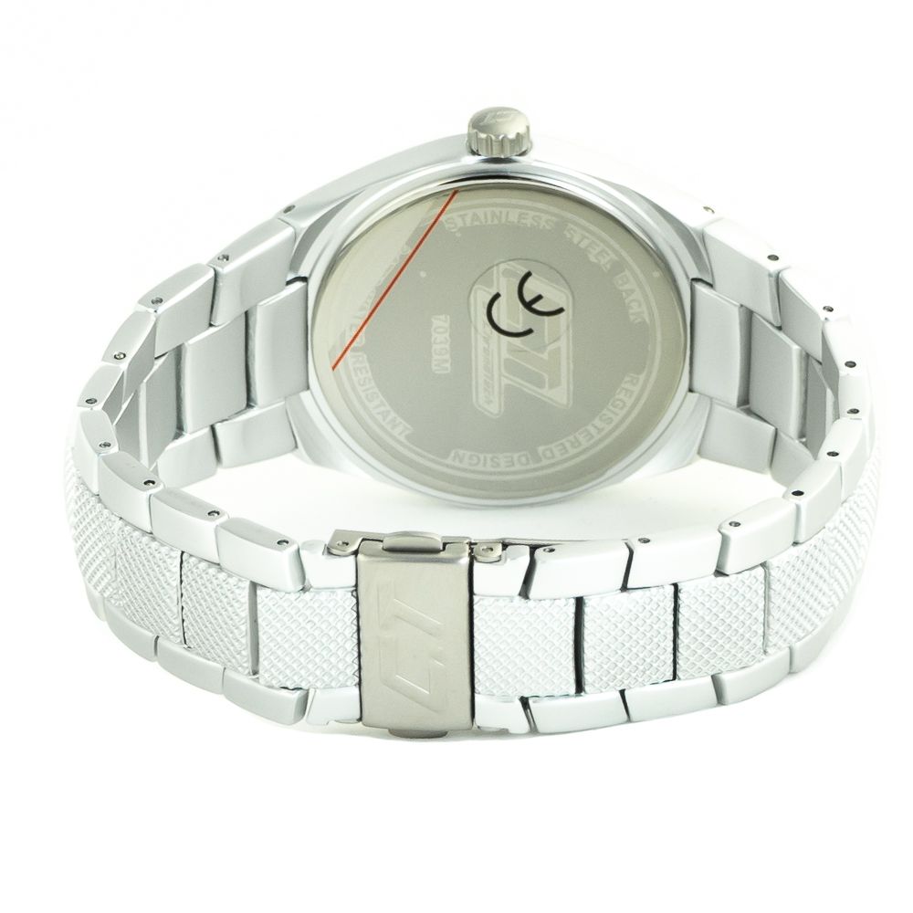 Silver Stainless Steel Dress Watch