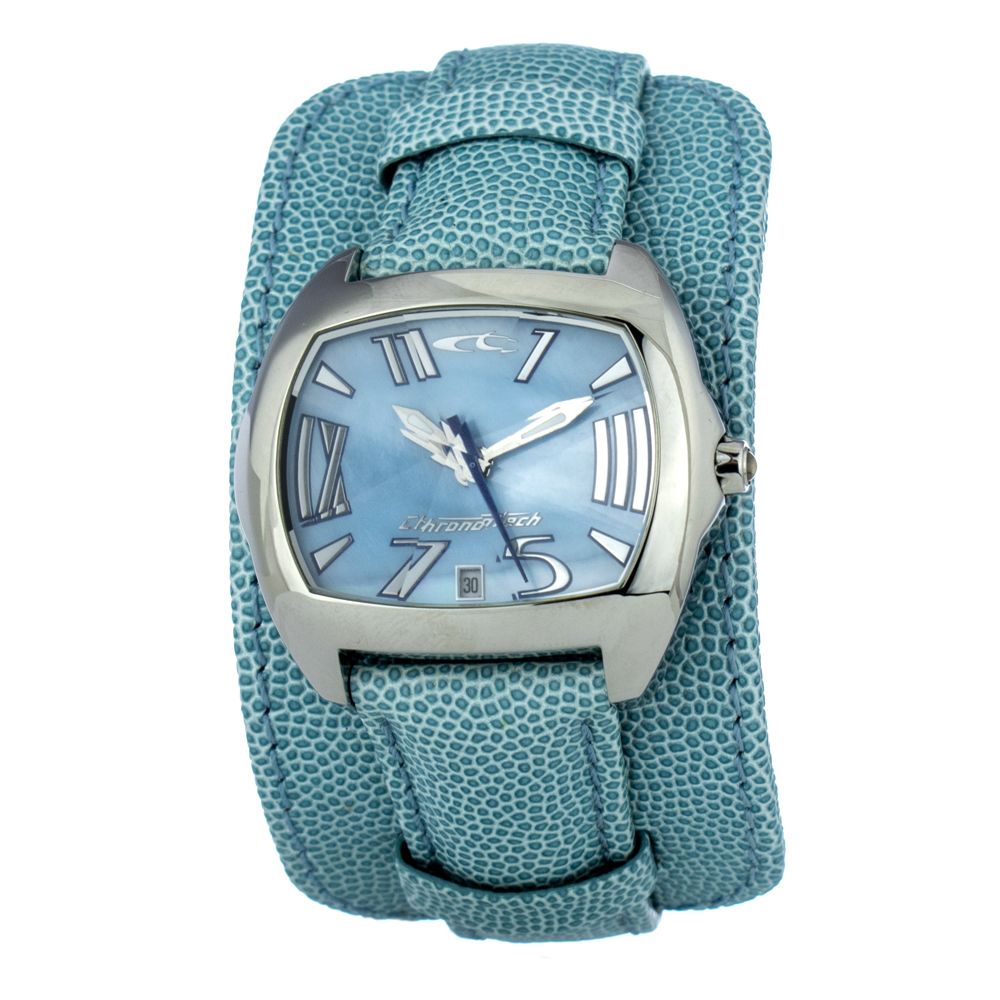 Green Leather Dress Watch