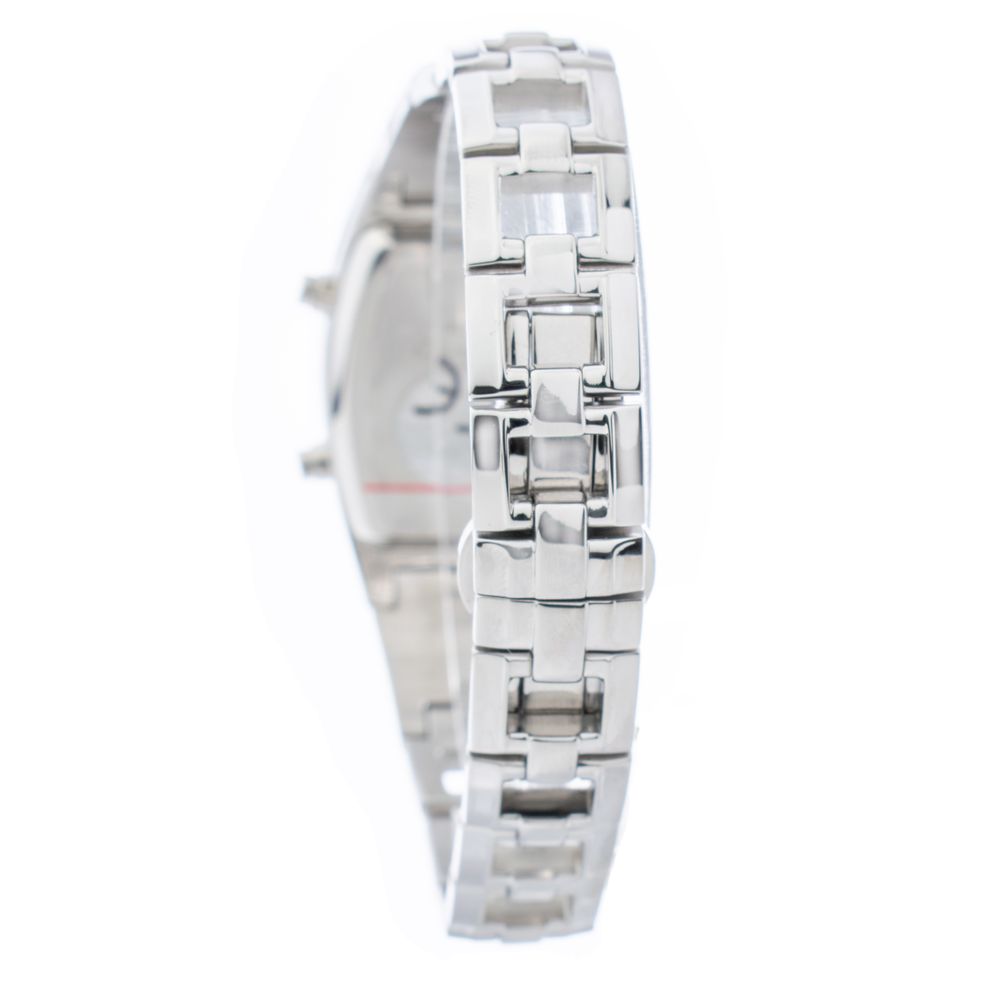 Silver Stainless Steel Digital Watch