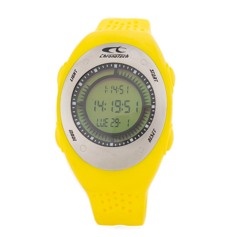 Yellow Rubber Digital Watch
