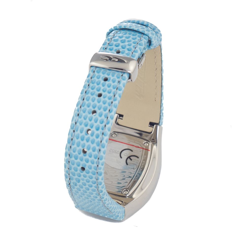 Blue Leather Bracelet Watch