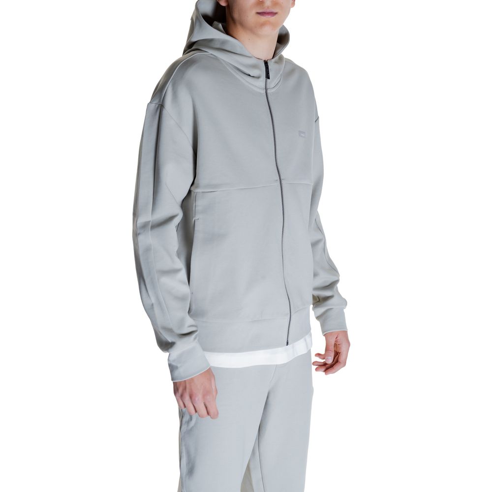 Gray Cotton Hoodie