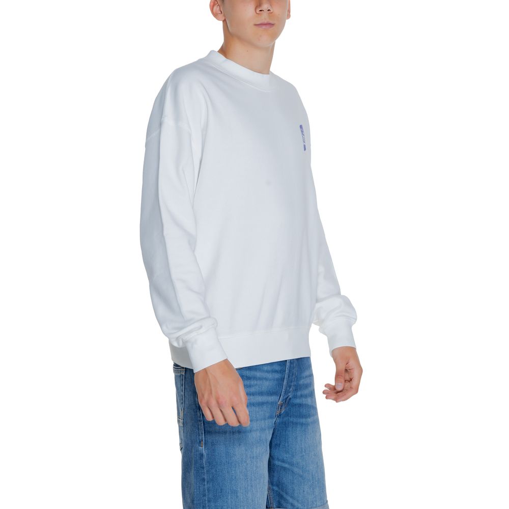 White Cotton Sweatshirt