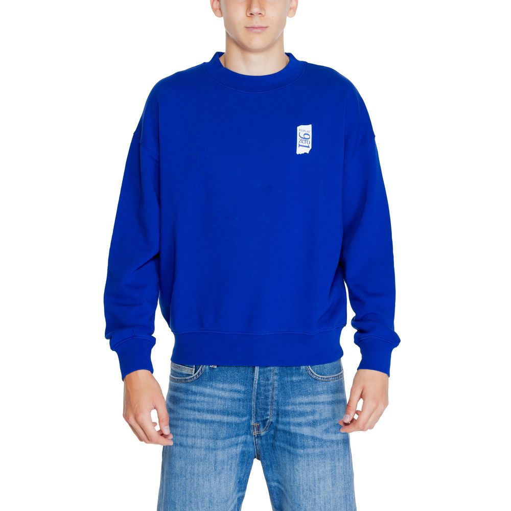 Blue Cotton Sweatshirt