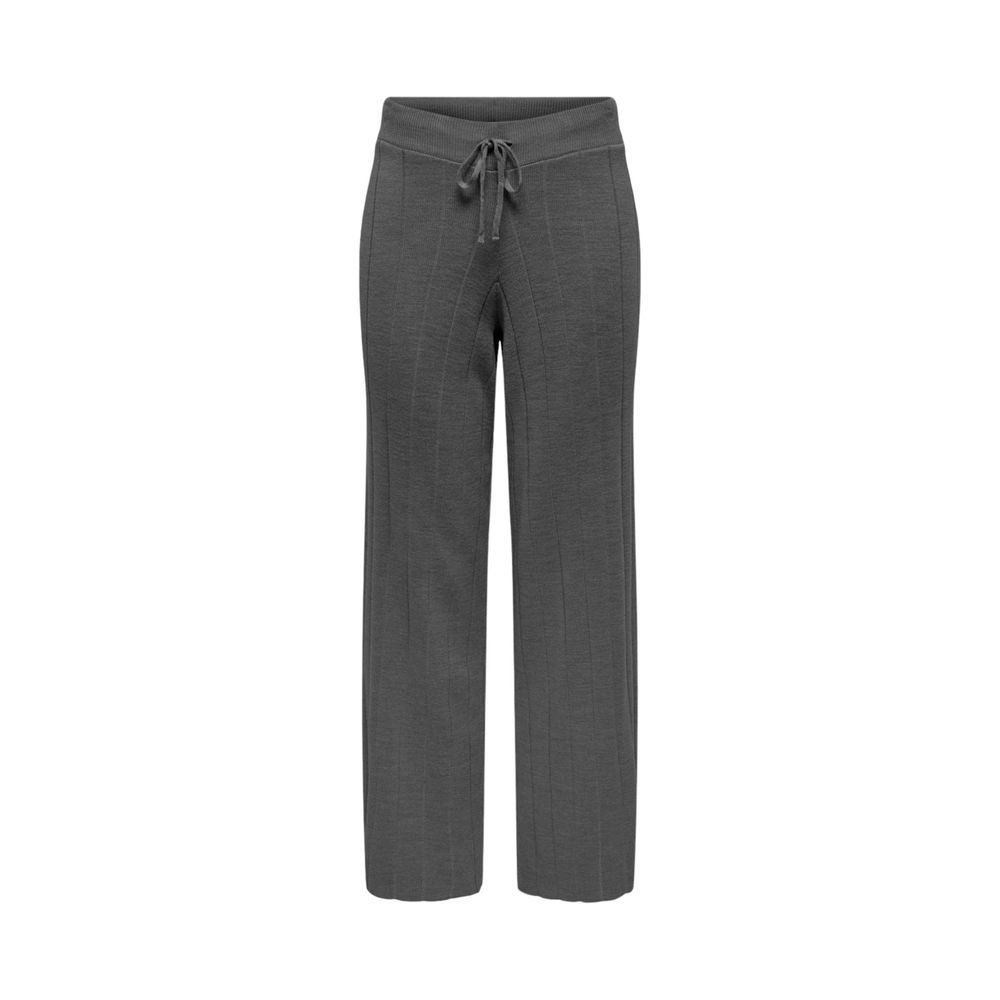 Gray Marabou Pant