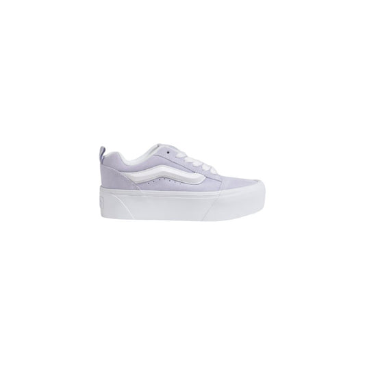 Purple Suede Leather Platform Sneakers
