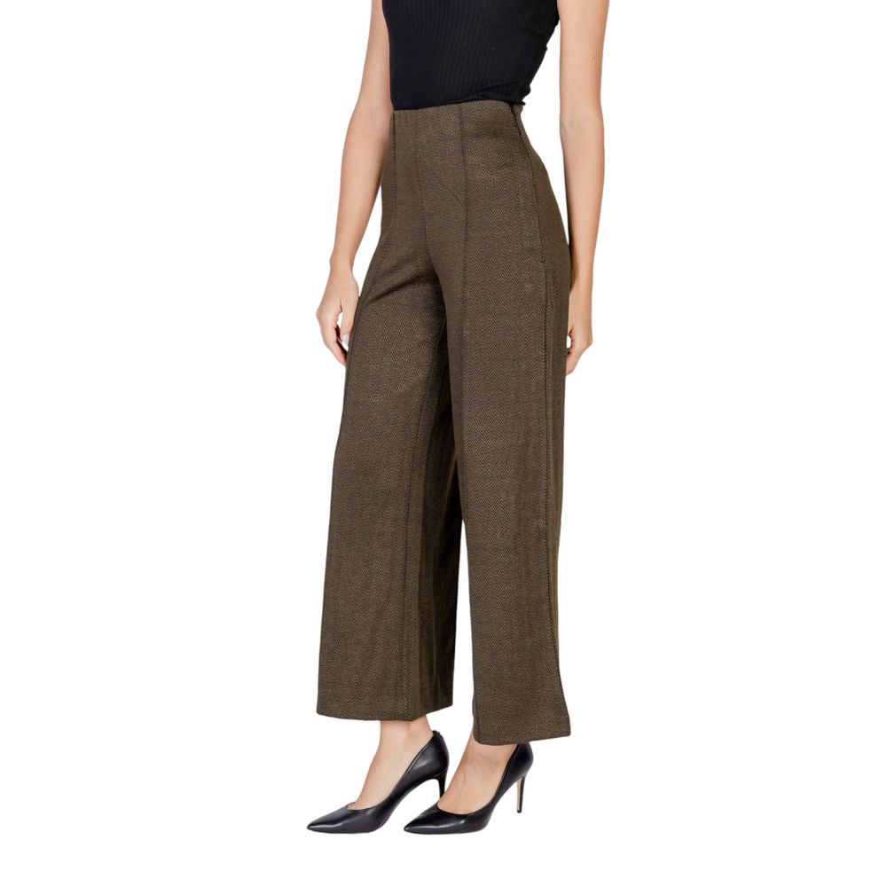 Green Polyester Pant