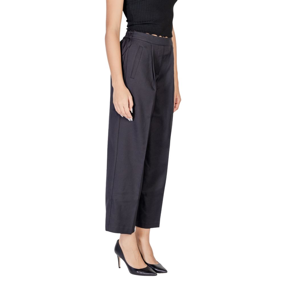 Black Polyester Pant