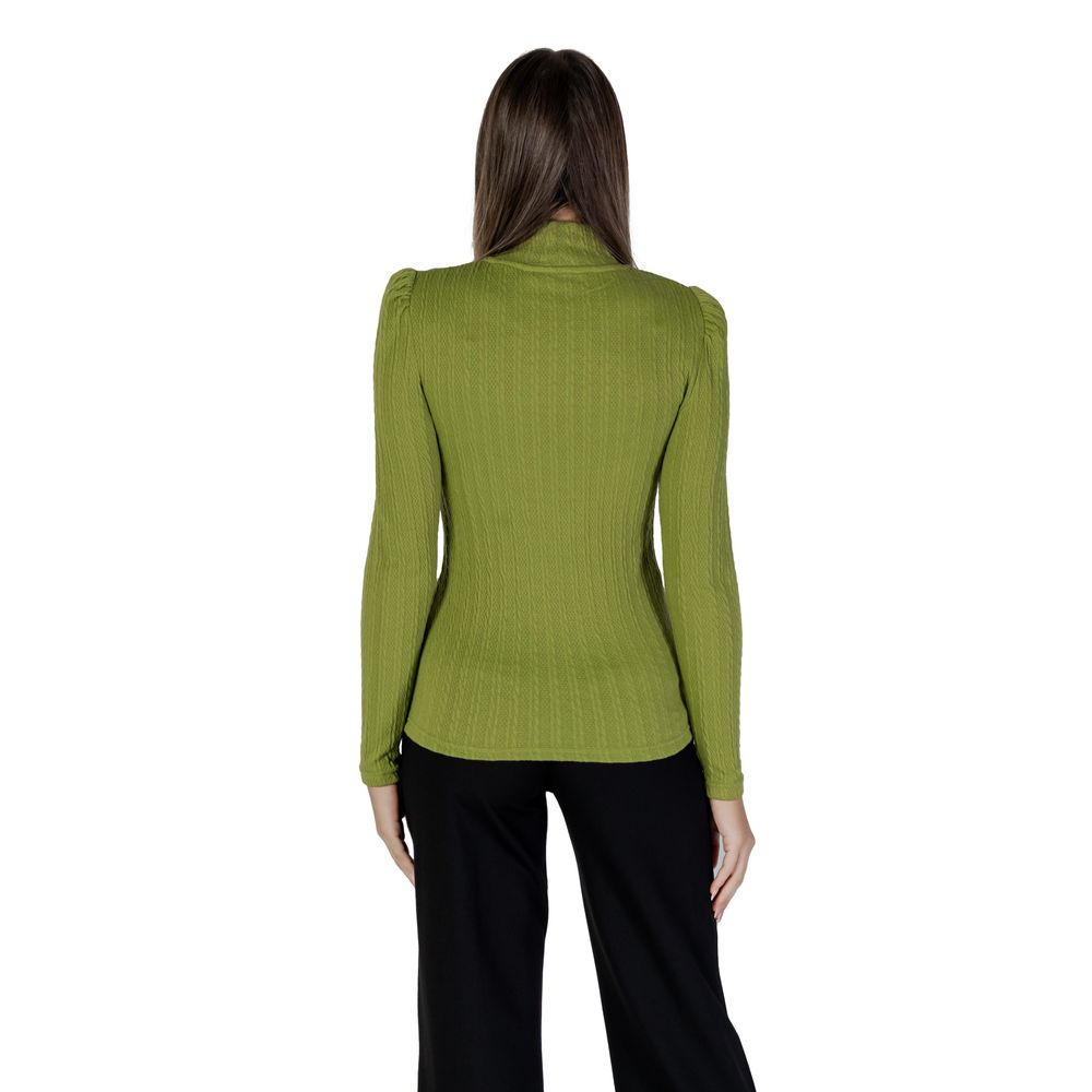 Green Polyester Long Sleeve