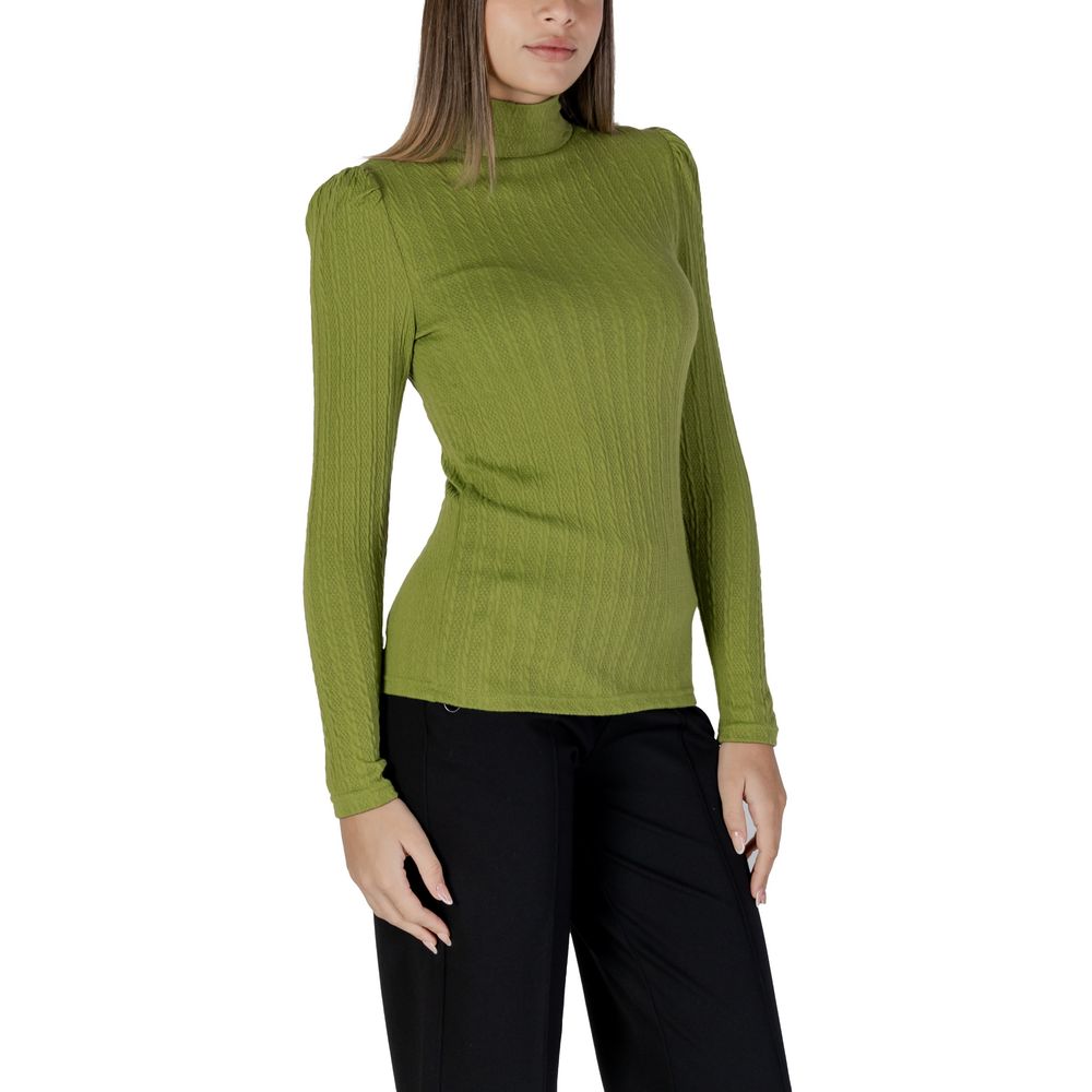 Green Polyester Long Sleeve