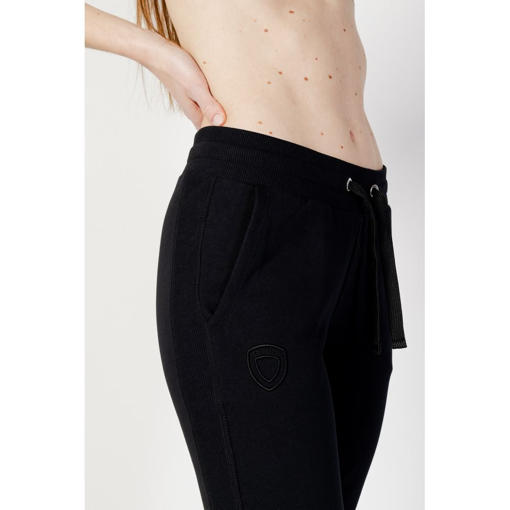 Black Cotton Joggers (Workout Pants)