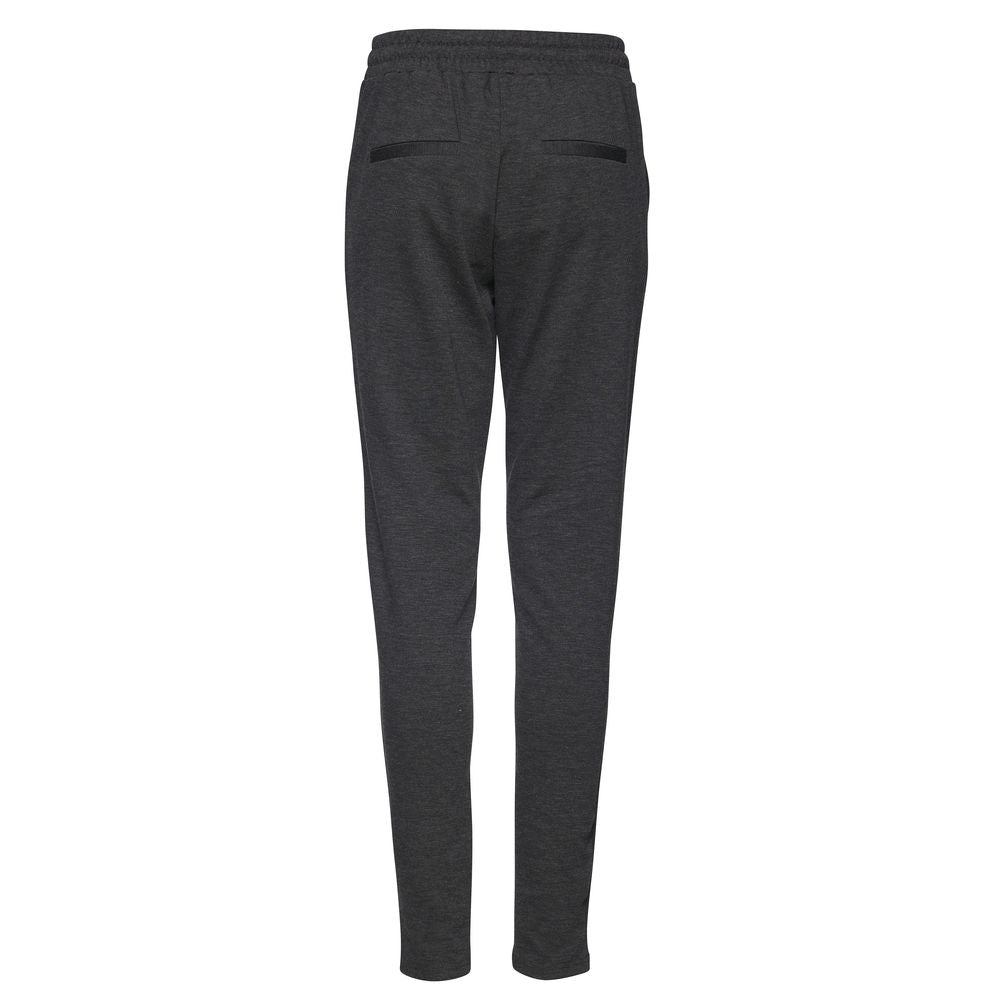 Gray Polyester Pant