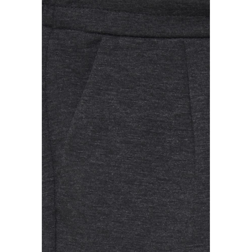 Gray Polyester Pant