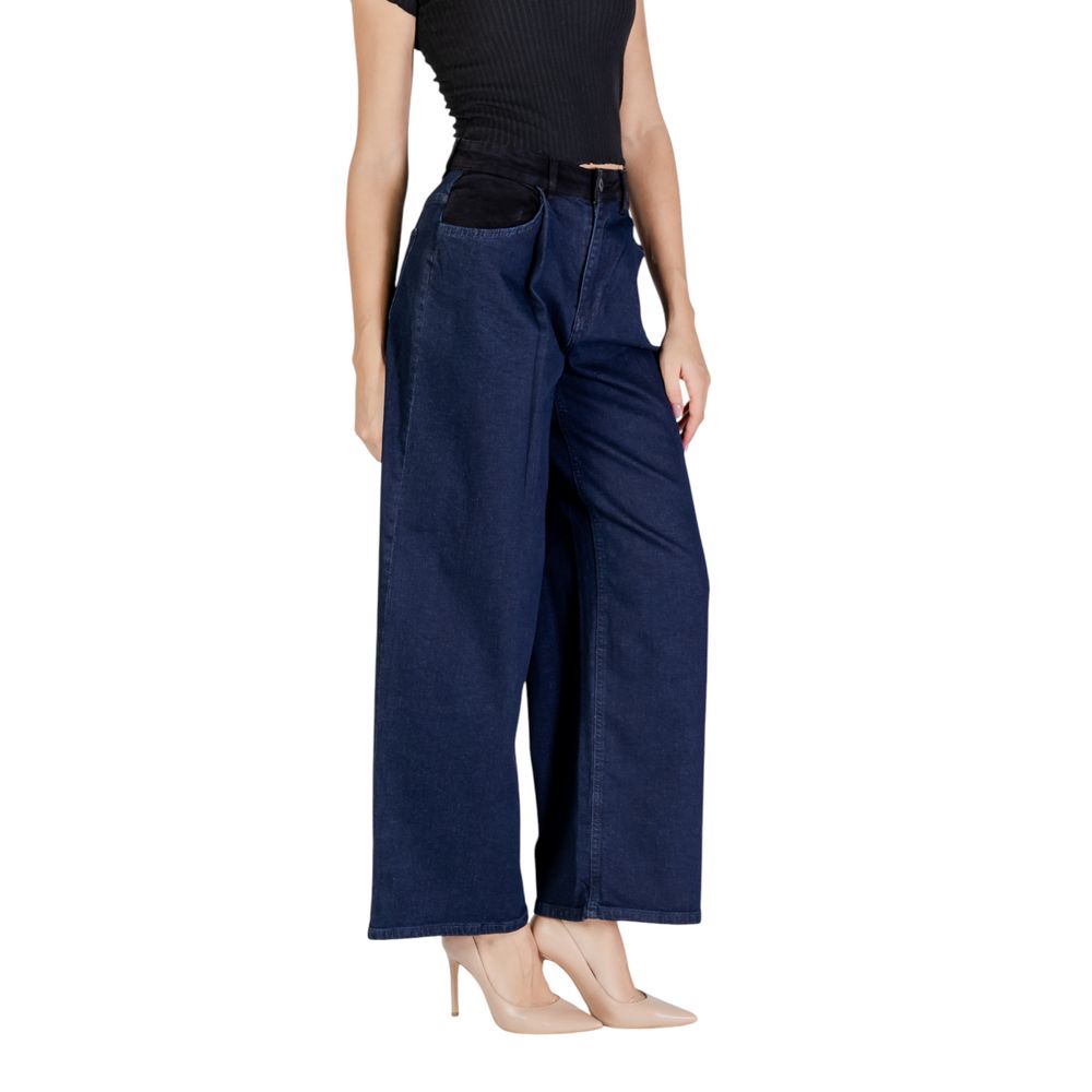 Blue Cotton Pant