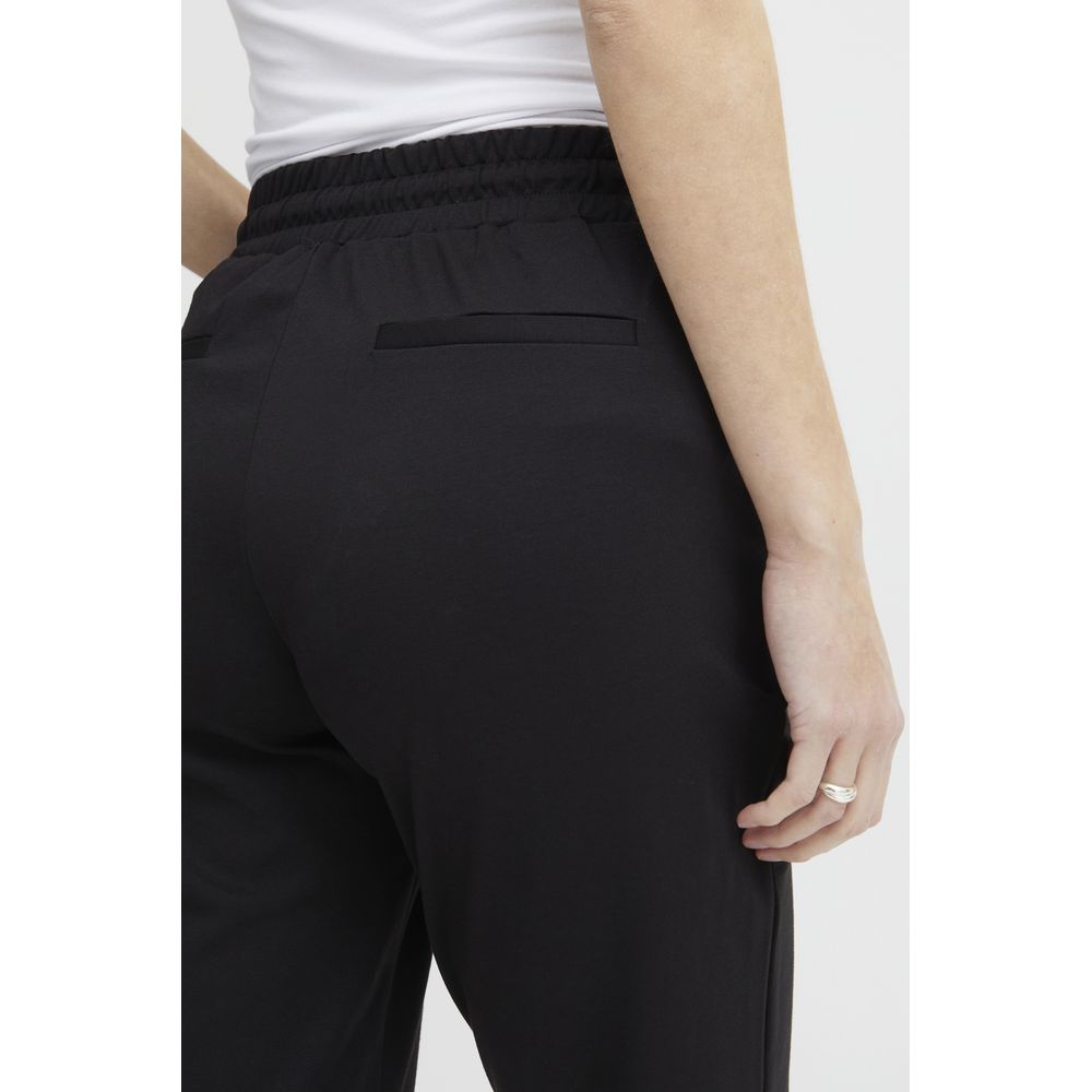 Black Polyester Pant