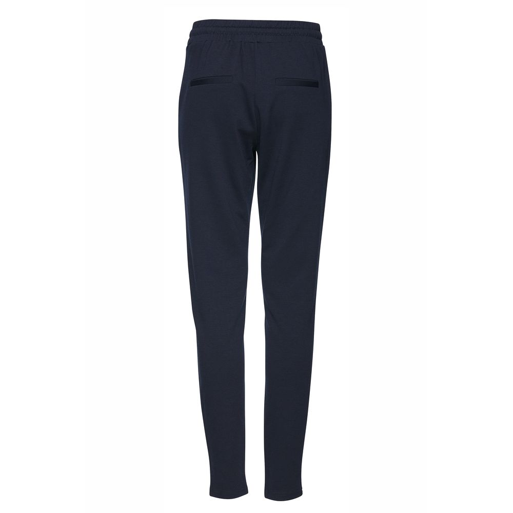 Blue Polyester Pant