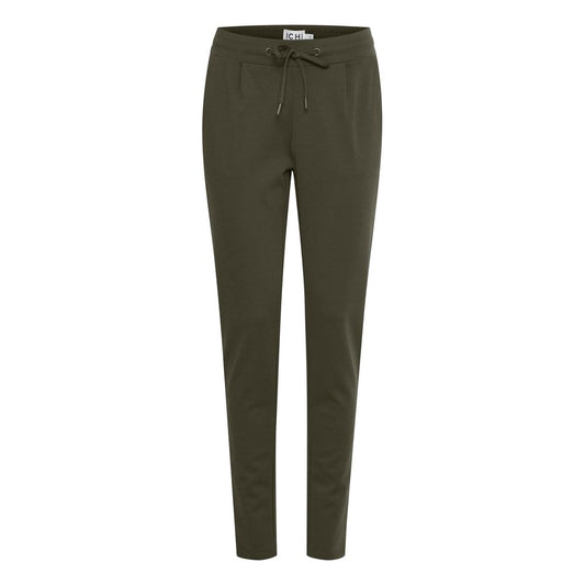 Green Polyester Pant