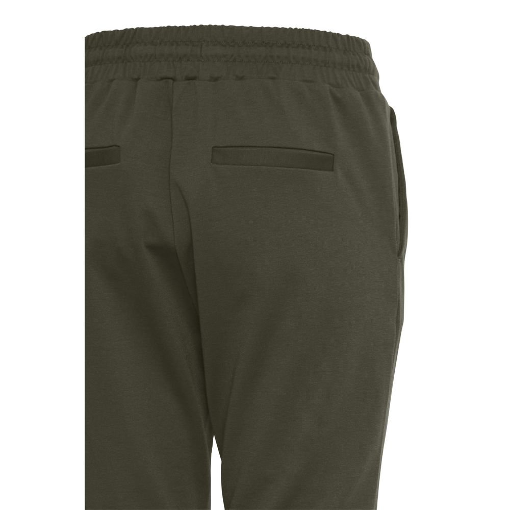 Green Polyester Pant