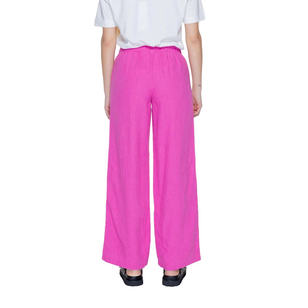 Pink Linen Pant