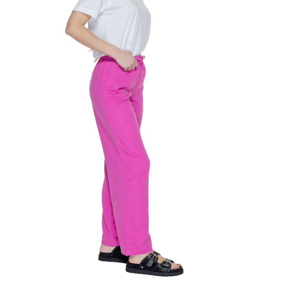 Pink Linen Pant