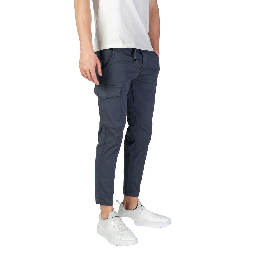 Blue Cotton Pant