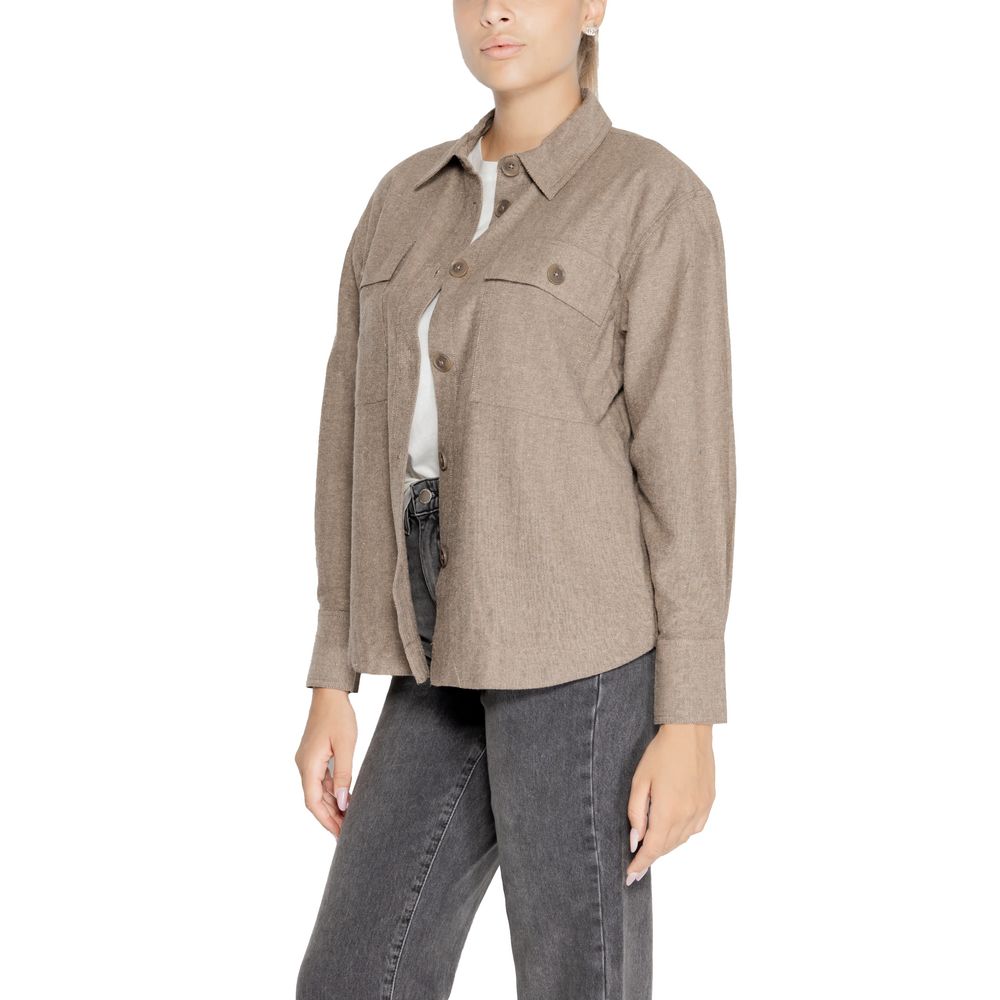 Beige Recycled Cotton Blouse