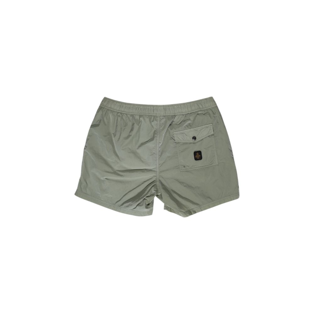 Green Nylon Swim Shorts
